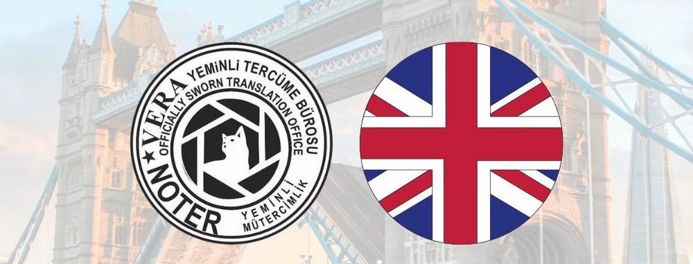İngilizce Yeminli ve Noter Tasdikli Apostilli Tercüme Hizmeti